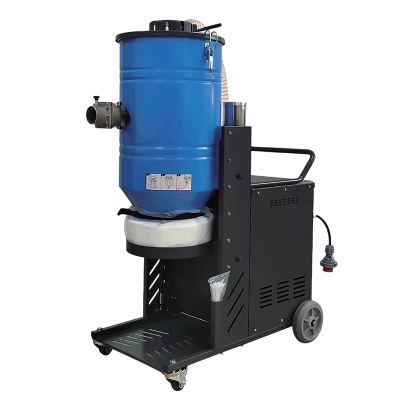 Aspirador industrial ensacado com turbina trifásica